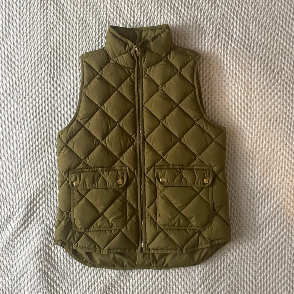 Jcrew Puff Down Field Vest